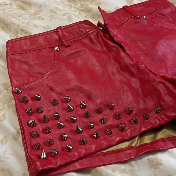 CLOSET CLOSING! Studded Shorts - Picture 2 of 5
